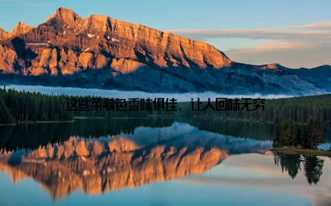 这些菜肴色香味俱佳, 让人回味无穷